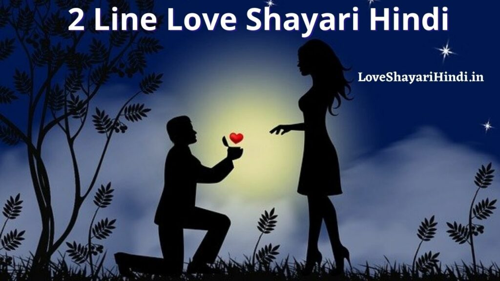 2 Line Love Shayari In Hindi